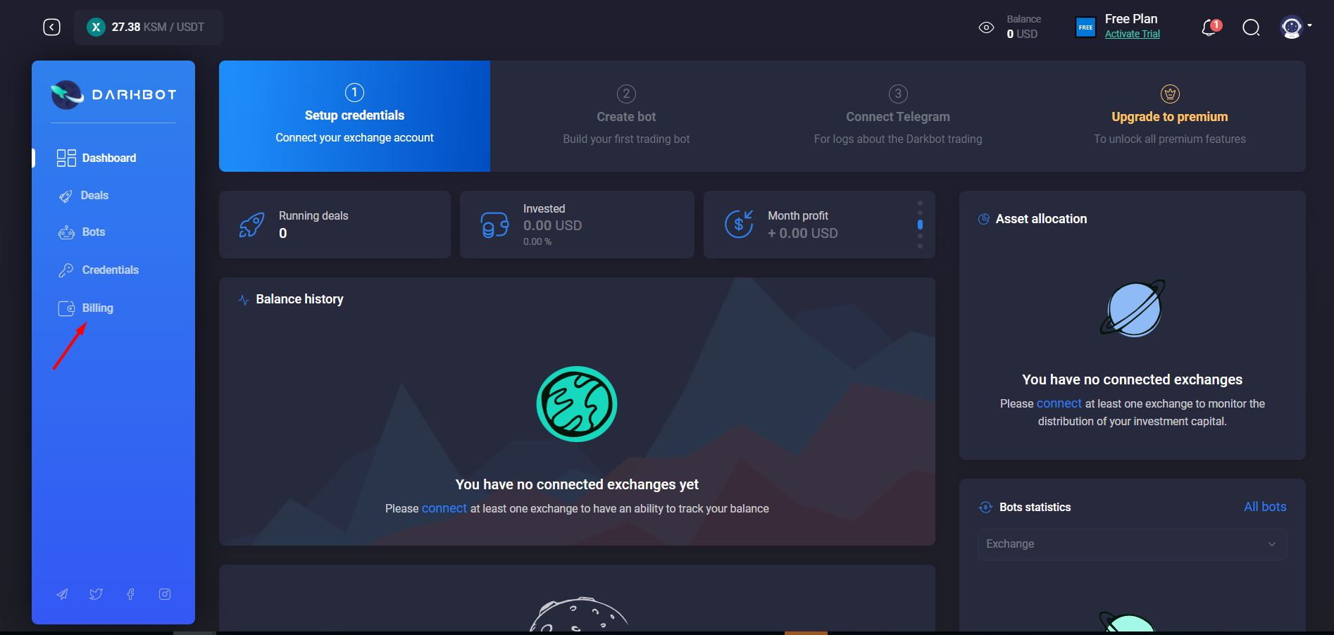 Dashboard Page